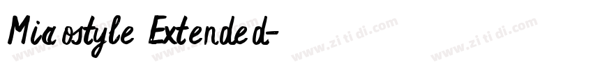 Microstyle Extended字体转换